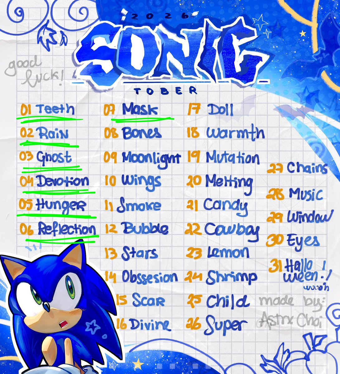 Netohru_'s tweet photo. Day 7 of Sonictober! 🎭 
Today's theme is mask! 
So, we drew 2011x and a guy named Alan 
@_Rott3n drew the weird Tails named Alan 🤔 
#sonictober2026 #2011x #sonicexe #execommunity https://t.co/ktskjInkQi