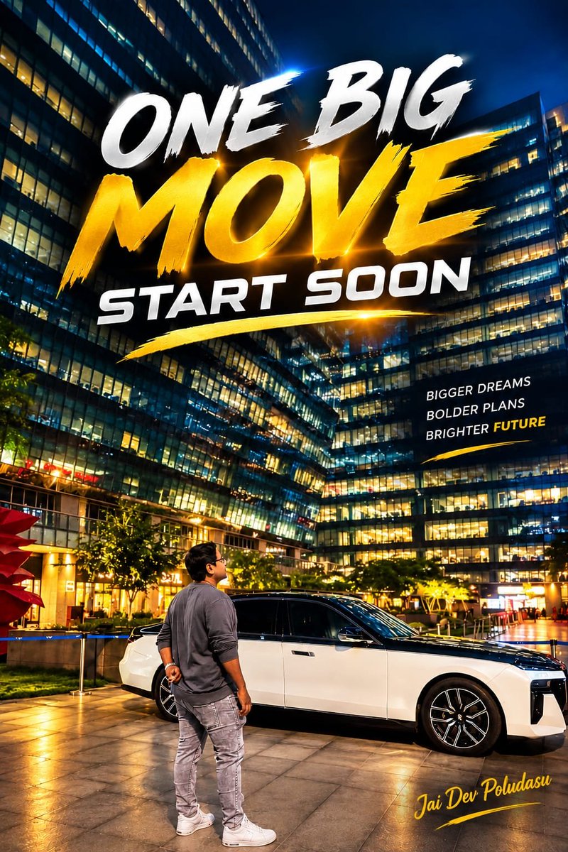 JaiDevPoludasu_'s tweet photo. One Big Move Start Soon #JaiDevPoludasu https://t.co/FvnjXhVt27