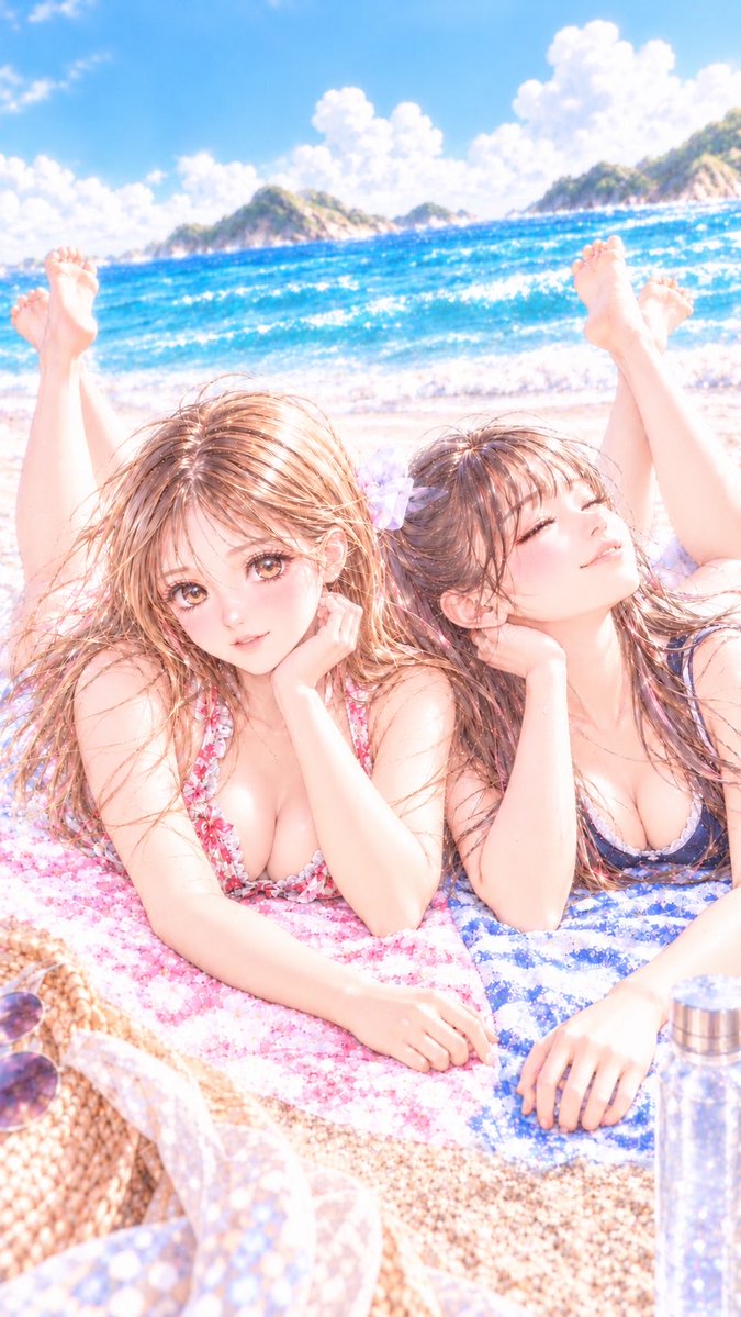 Riri000567's tweet photo. #AIart #AnimeArt #DigitalArt #BeachArt #SummerArt #Seaside #ShoujoArt #AnimeGirl https://t.co/i9iJdhQB2d