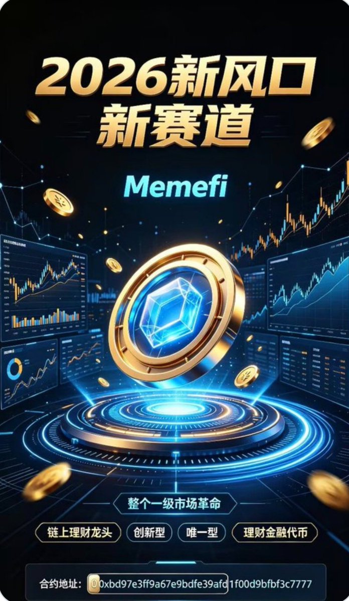 HappyMonkey168's tweet photo. 2026年

新风口新赛道 #Memefi

整个一级市场革命，

链上理财龙头，

独特型，创新型，唯一型，

理财金融代币。

#BAPE 🙈合约地址:

Oxbbd97e3ff9a67e9bdfe39afd1f00d9bfbf3c7777

#BAPE #Flap #ListaDAO #BNB  
@webhogwatrs
@heyibinance
@cz_binance
@peepocoinbsc https://t.co/CnaNtYjSzB
