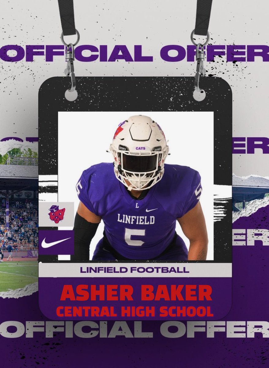 asher_bakker's tweet photo. Thank you @JettSearle1 for the offer to play football at @LinfieldFB 
@0CoachRo @CoachSmithCats @CoachJep2 https://t.co/Ynt4xJ92Qa