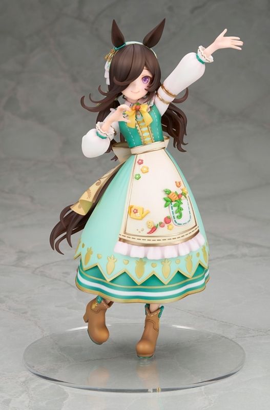 animateonline's tweet photo. 【特別価格】
『ウマ娘 プリティーダービー [Yummy Dreamy Fairy] ライスシャワー 1/7 完成品フィギュア』

「ウマすぎ！グルメパレード」の振り付けを思わせるポージングで立体化☆
エプロンドレス調の勝負服も必見です！

ぜひお手元でご堪能ください♪ #ウマ娘 https://t.co/TsH2G6sNoG