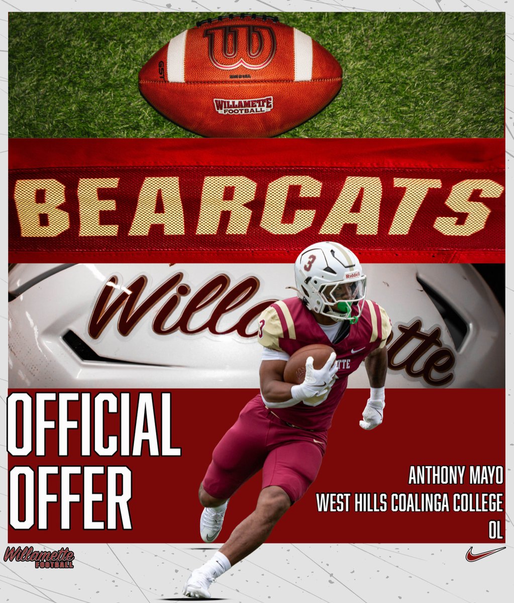 AnthonyMayo62's tweet photo. Offered!! Blessed! @WillametteFB @Coach_G_Magana @Coach_Berna https://t.co/VvfJixNaLo