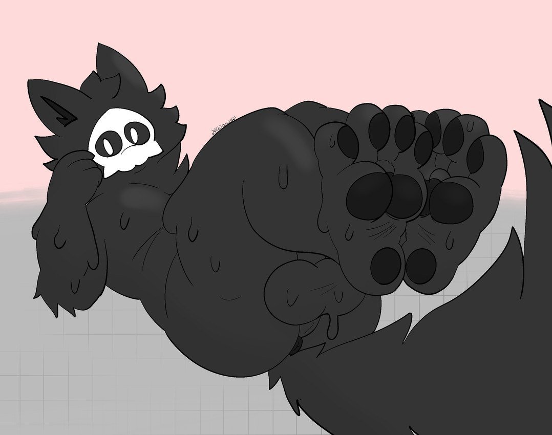 PuroDrone003's tweet photo. I love @DarkLatexPuro's paws. I adore my master's paws; they are beautiful and have an alluring scent—it's so awesome! https://t.co/SnL2A162wO