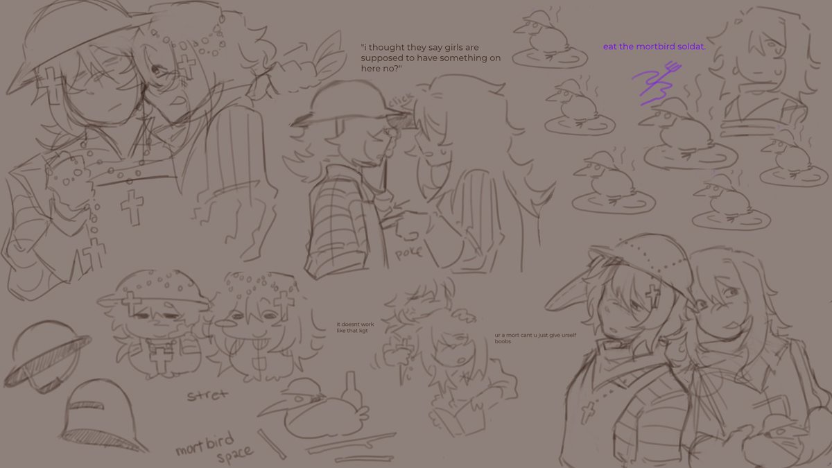 lexiriouse's tweet photo. here are a few older drawings (i estimated made around july-sept) before their current designs

they were meant to just be g/d sonas but eventually had their own personality so they became ocs wwww

darker brown bg ones were made in magma
#gravedigger https://t.co/fluRGHix6g