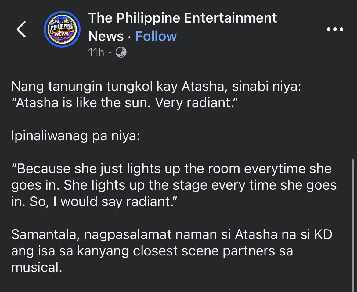 MauSGN's tweet photo. https://t.co/fQ6jOJsN7J

This is so true, even for us! She’s definitely a ball of sunshine, and we’re so happy seeing her bring such warm, positive energy and vibes around KD. It’s so nice to see how light and happy KD has been these days. We see that, and we truly thank Tash for that. 💙

#KDEstrada 
#BongaKaDay