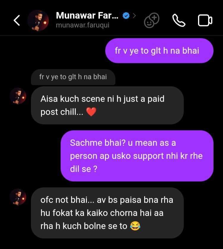 ScoutNationn's tweet photo. So this Story by #MunawarFaruqui was a paid Cambridge by Qazi's PR Team 

#MunawarFaruqui is a gullu and they never so No to Money so Might be possible 

#ScoutOP
#QaziTouqeer 
#BB20
#Bigboss20 https://t.co/EXVwR7SGak