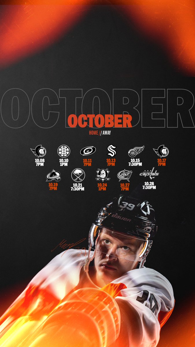 NHLFlyers's tweet photo. Your new lock screen has you covered for the rest of the month. 📲

#WallpaperWednesday | #LetsGoFlyers https://t.co/aGAXJDFWYE