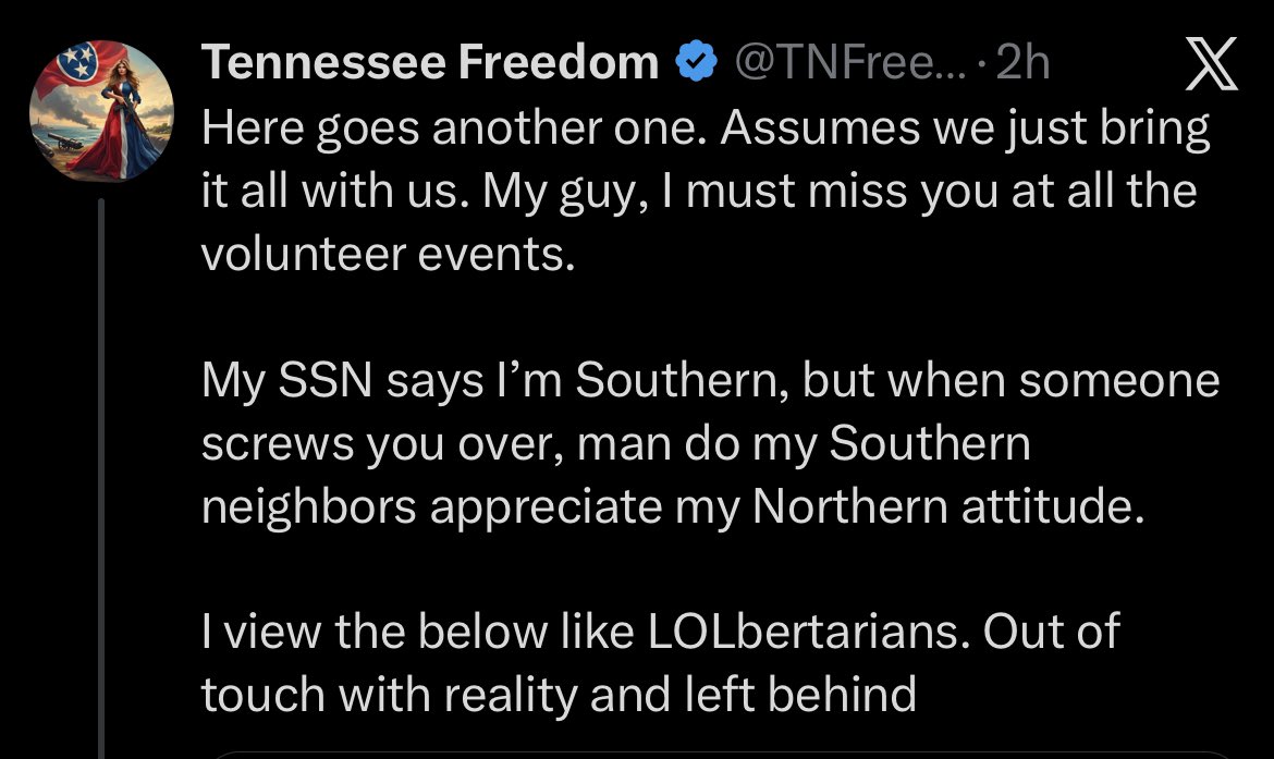 sub_fusion's tweet photo. @ohhk_itsAri @appyobliged Don’t let the Yankees fool you with their promises to “vote conservative” either. They hate us and despise our culture. Takes very little to get them to proudly and openly admit it too. Virtually the same as Indians and Somalis. https://t.co/s5qgKRp8GL