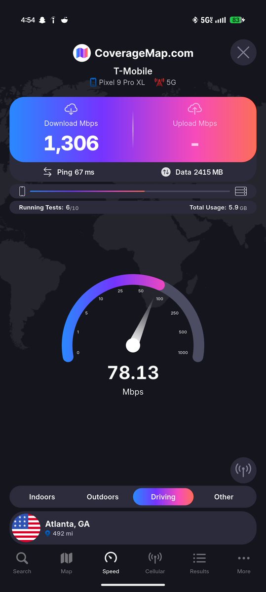testing_la's tweet photo. Excellent rural speeds at my parents house. https://t.co/M2sYAuM7sH