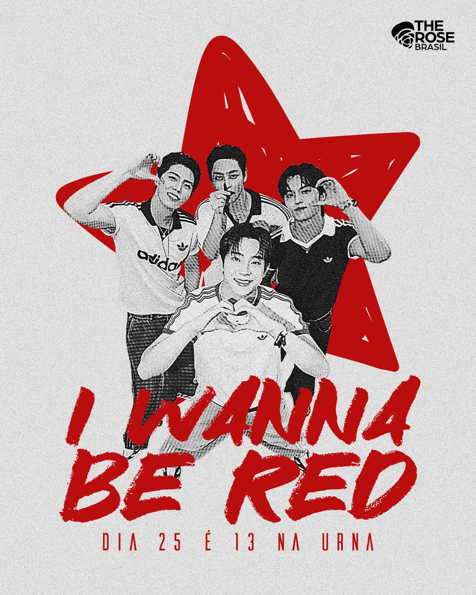 TheRoseBrasil's tweet photo. ⭐️I WANNA BE RED!  DIA 25 É 13 NA URNA

Estamos sumidos, mas nunca isentos. Sempre fizemos questão de deixar claro nosso posicionamento político e, mais uma vez, viemos dizer I WANNA BE RED❤️

Vote para proteger a educação, a saúde, a cultura e a democracia. Seu voto importa! ⭐️ https://t.co/yI5JYunl9D