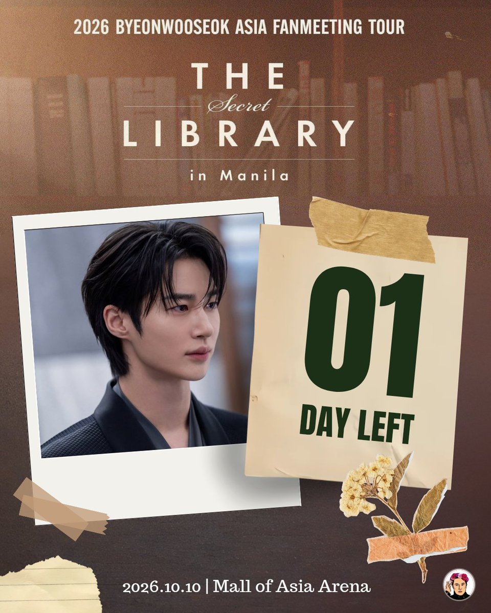 TheAnnyeongOppa's tweet photo. PH Tong-Tongs will reunite with their beloved Byeon Woo Seok at his "The Secret Library" fan meeting tomorrow at MOA Arena 🥰 

Tickets are still available via SM Tickets online and outlets nationwide. 💙

Event presented by @pulpliveworld

#BYEONWOOSEOK #변우석
#BYEONWOOSEOK_TOUR_in_MANILA 
#TheSecretLibrary