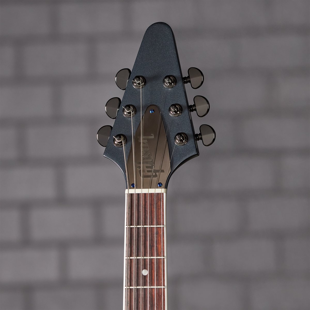 gibsonguitar's tweet photo. Gibson Mod™ Collection

Break the mold with our one-of-a-kind, customized guitars.

All Gibson guitars go through rigorous QC, but every once in a while, a guitar with outstanding playability and tone doesn't quite meet the strict cosmetic standards at our craftories.

As part of our ongoing commitment to sustainability, these instruments are sent to the Mod Collection team to use as a blank canvas—and let their imaginations run riot. With a fresh batch of Gibson Mod Collection guitars dropping every week, act fast to get your hands on these one-of-a-kind guitars with unique hardware and electronics customizations, and the wildest finishes in Music City.

Shop the Mod Collection Here: https://t.co/CwUbE7tjIF

This Mod Collection 2026 Flying V 70s has a Cybernetic Hivemind finish. The modifications consist of the Mod Collection-exclusive custom finish with a stylistic painted pickguard and complementary painted screws, black nickel hardware including the truss rod cover, 490R neck and 498T bridge pickups with gold pole pieces, and black Top Hat knobs with gold reflectors. It weighs 7.05 pounds and comes with a hardshell case and two-year playability warranty.

#Gibson #ModCollection #TheOriginal