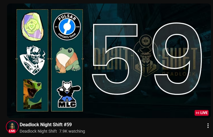 eskay520's tweet photo. NIGHT SHIFT AT 30K EARLY ACCESS GAME BTW DEADLOCK IS THE FUTURE!!!! https://t.co/OjC3qmFEN2