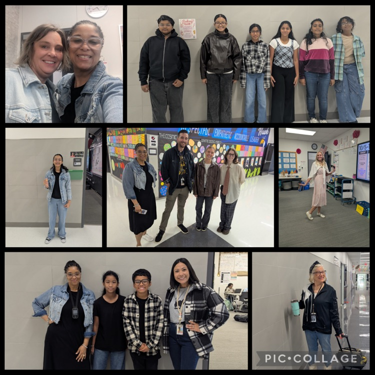 ProsperHaysMS's tweet photo. The Socs and Greasers were running the halls for "Outsiders Day" today. Stay Gold, 7th Grade! https://t.co/QiZAAS64eQ