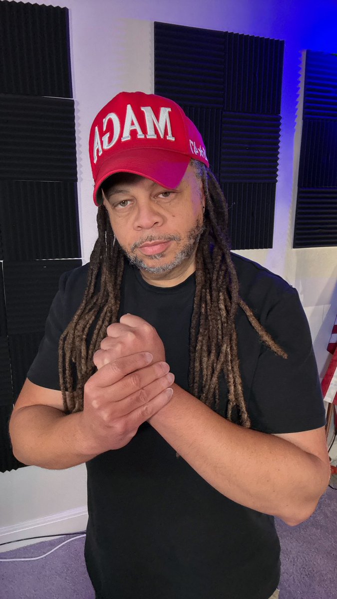 WillTheRealDeal's tweet photo. I’ve voted Red up and down the ballot when President Trump was running against Clinton. I’m going to repeat the process because I’ve learned that we only have our freedom if we can keep it.  More Black Americans are finally waking up to the evils of the socialist left. https://t.co/3EKp45fM7w
