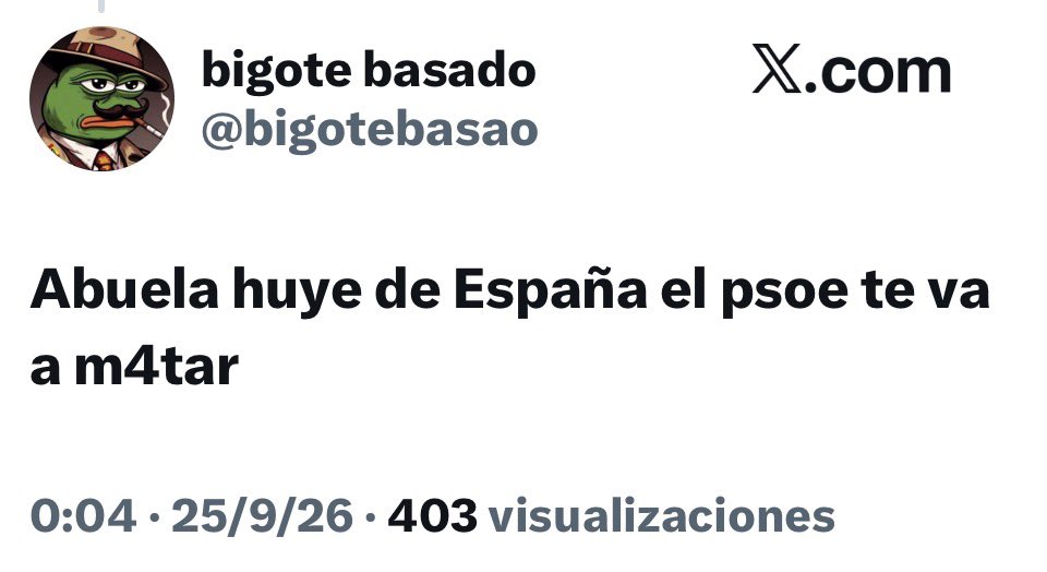 PuntaLeyend's tweet photo. Bigote basado lo vio nítido, en 5K. https://t.co/ozJ5fHyHjD