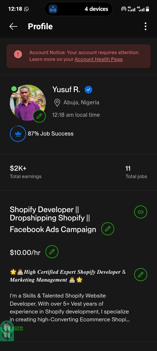 arharmany's tweet photo. @Upwork @support Please help escalate this. My account has been suspended, and despite contacting support, I’m not getting a proper response. I’ve attached proof of the issue. Could someone from your support team please review my case and assist via DM? https://t.co/XIp6XGeZiQ
