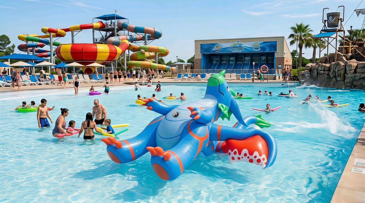Inflatanimals's tweet photo. Crazy dragon water park part 8 https://t.co/1UWloEL3SA