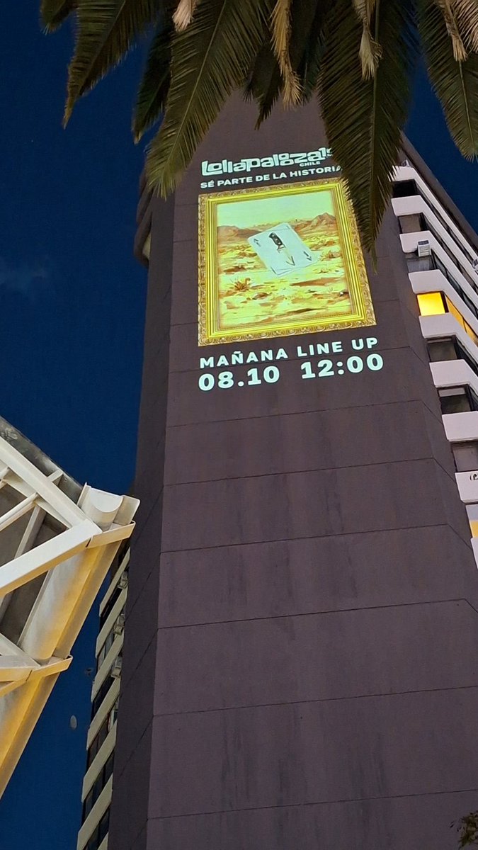 sorryiflashedya's tweet photo. HILO DE LINE UP LOLLAPALOOZA CHILE SIENDO PROYECTADO EN METRO LOS LEONES https://t.co/2crZtgQi3o