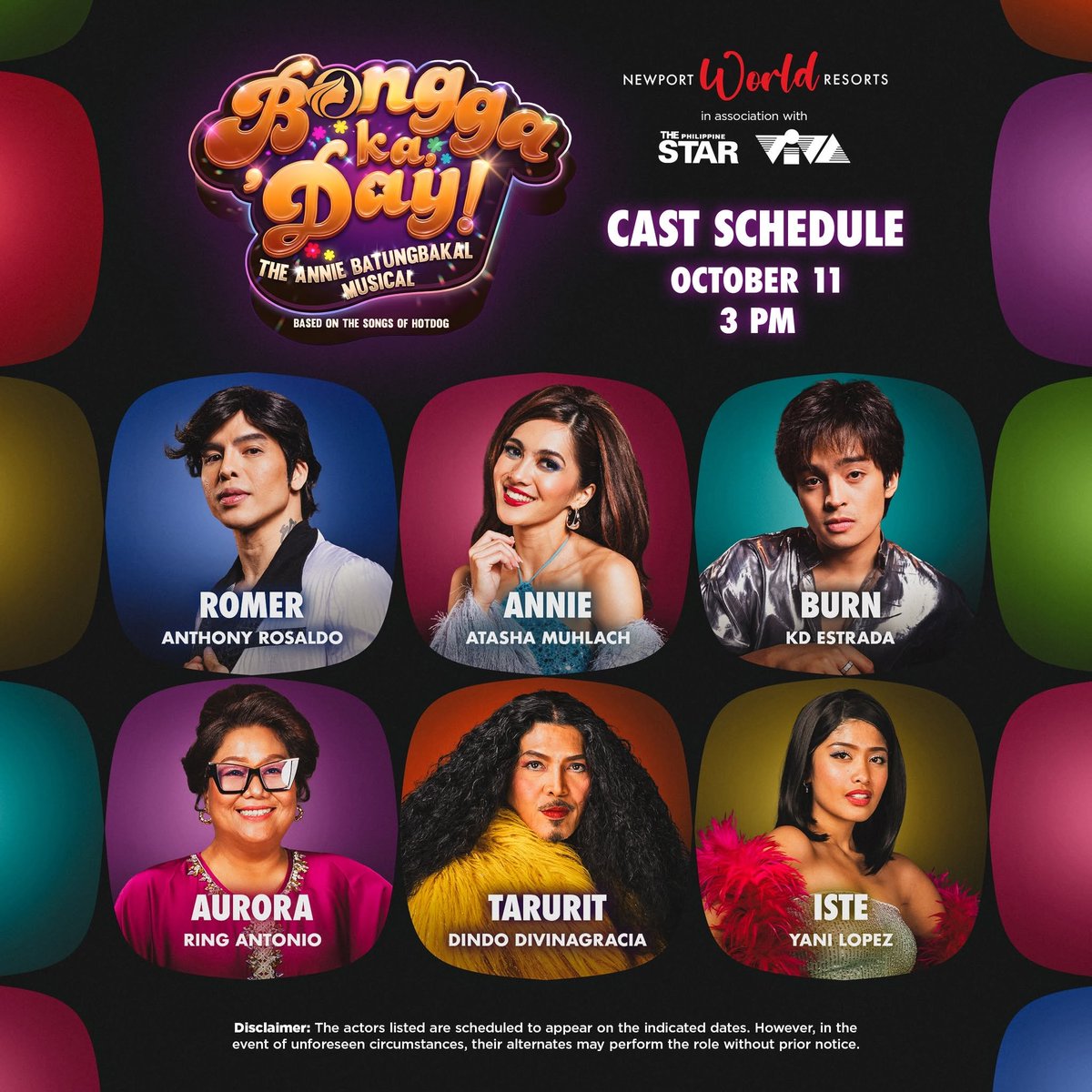 shekinah011's tweet photo. A Weekend plans? Make it Bongga!!! 

Another show, another chance to experience the incredible energy of the entire cast on stage!. Don’t miss #BKDTheAnnieBatungbakalMusical this weekend! 

Come and make another unforgettable memory with us!

#KDEstrada || @kdestrada_ 

https://t.co/uLp3beSvW8