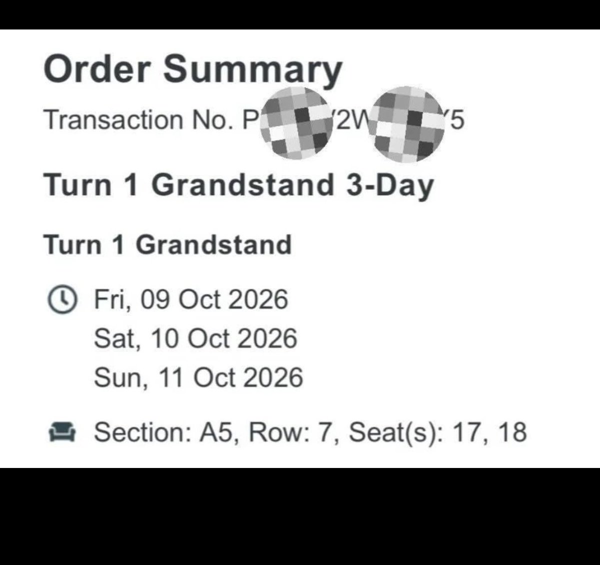Im_kalvoh254's tweet photo. wts Singapore F1 GP 2026 🇸🇬🏎️
Sunday Race Day • Stamford Grandstand
• 3x tickets available (take solo or all 3)
• SGD 500 each / SGD 1,500 total
• Immediate transfer via Singapore GP app
• Booking confirmation & proof ready
dm if keen! 📩
#SingaporeGP #F1Singapore #F1T https://t.co/ZARamFrxya