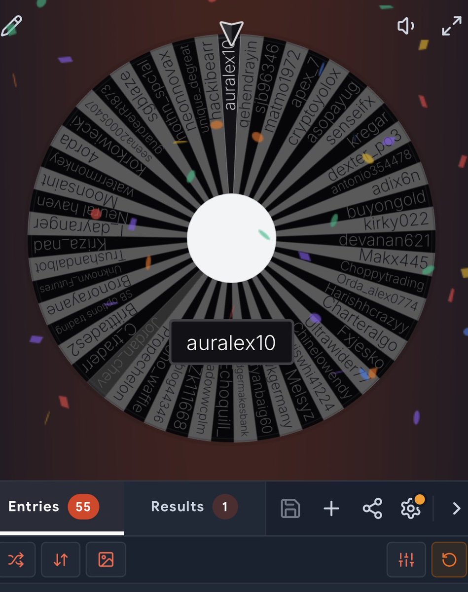 CryptonomyOG's tweet photo. The winner of the 10K @MyFundedPerps account is: 🥁🥁

@Auralex10 

Congrats 🎊🍾 

DM me here or on discord @.cryptonomy. to claim 🤝 https://t.co/e2K0oGJXRO