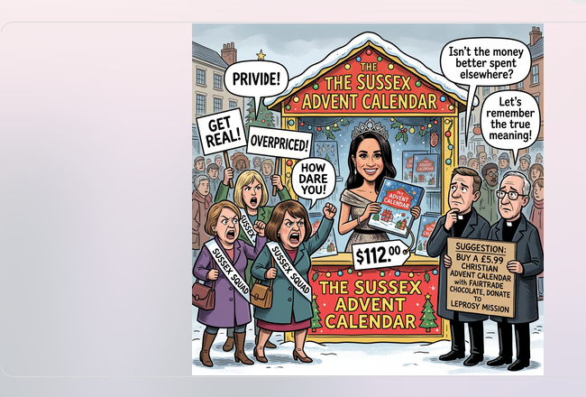 RobinLynnKing2's tweet photo. So At Last The Press has Picked up the Treatment of the #PrivateCitizen #Meghans #Sussex Group. The Reporter wrote the Piece very well in my Opinion.
Please give it a read. I like my AI Picture today. 🤣🤣
https://t.co/cNwkKWhlG0 https://t.co/9bi1J4yLob