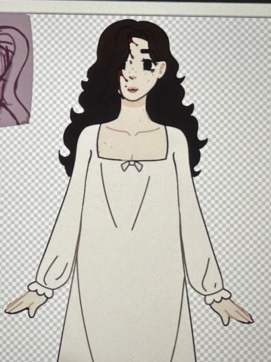 Alex76063548081's tweet photo. This girl is driving me insane! I don’t usually write my OC lore down but I have to so I can put her in the discord server and every time I write something down, I decide I hate it and then I have to go back and it’s been going on for like a week but at least she looks cute❤️‍🩹 https://t.co/g1I1hz9S27