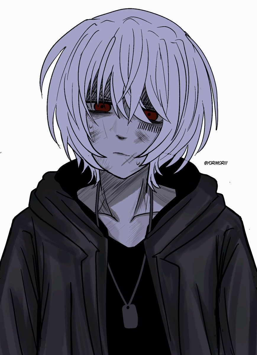 yorimoriii's tweet photo. #まふあーと/ おとといきやがれ (not confident in this piece😔) https://t.co/VPwZq2l7un