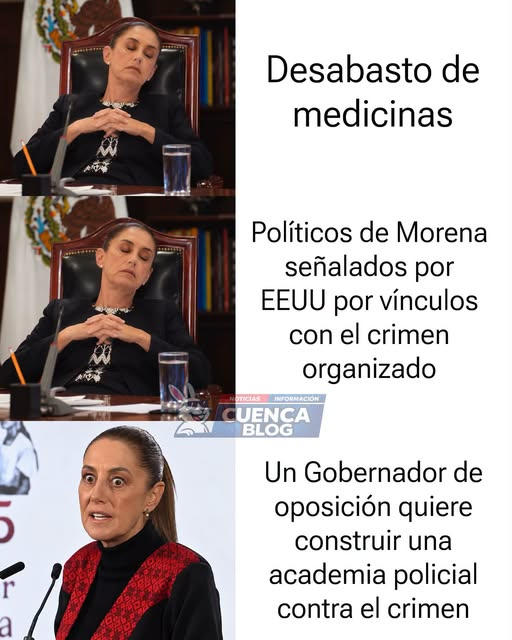 jose_anbriz's tweet photo. Parece meme pero es anécdota.
A Sheinbaum le molesta más una academia policial contra el crimen, que sus políticos vinculados a organizaciones delictivas. https://t.co/jOlmkeBvbk