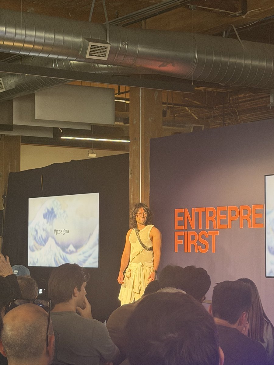 alexfmac's tweet photo. Hats off to the @join_ef team. 

I have attended dozens of demo days; this is highest talent density &amp; best storytelling I’ve witnessed.

Also: the best dressed founders…  

Serious aura 🤌🏽 https://t.co/K2GwIlUIAp