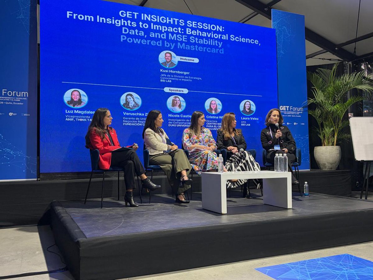 SalasLuzm's tweet photo. Ayer participé en el GET Forum en Quito y me llevo una convicción: la transformación digital requiere confianza y soluciones que respondan a la realidad de las personas. Con el equipo de Strive Colombia compartimos avances para llevar esa idea a la práctica con los pequeños negocios.
#GETForum2026 #StriveColombia