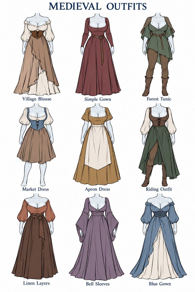 HaganeVampire01's tweet photo. Which Medieval outfit suits me best? https://t.co/oTHOxp26cQ