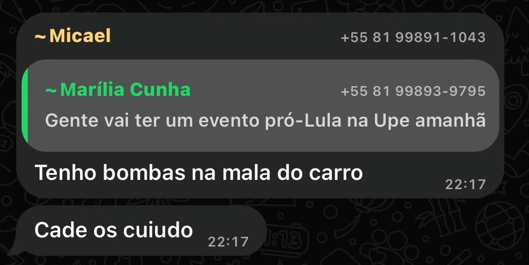 yorishine's tweet photo. galera do trava zap e que ta com tempo pra atazanar a vida de alguém

toma aqui uns números de bolsonaristas que estão atacando nosso movimento e fazendo ameaça 👇👇👇 https://t.co/5v3yWukwJY