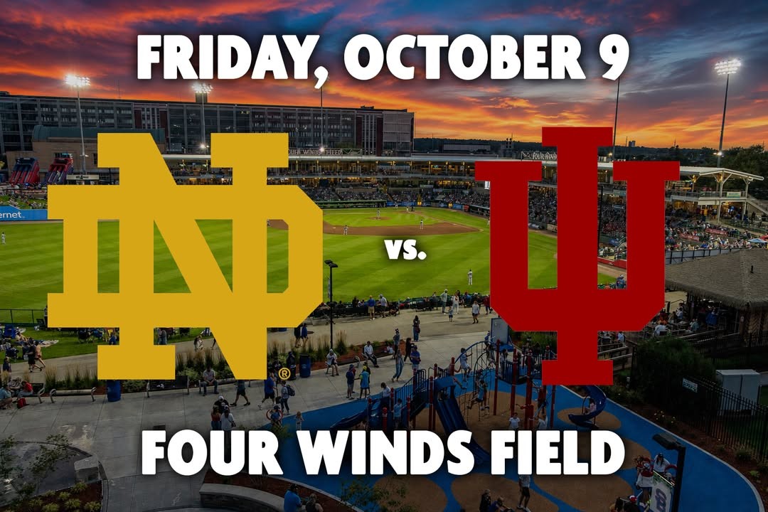 SBCubs's tweet photo. Join us at Four Winds Field THIS FRIDAY for @NDBaseball vs @IndianaBase in a fall exhibition game. Gates open at 5:30pm.
Enjoy your favorite concessions, Miller Lite Tiki Hut, CareSource Playground, and FREE PARKING!
GA tickets only $10 plus fees with proceeds benefitting Beacon Children's Hospital. 
🎟️ https://t.co/9QZrvJCXE7