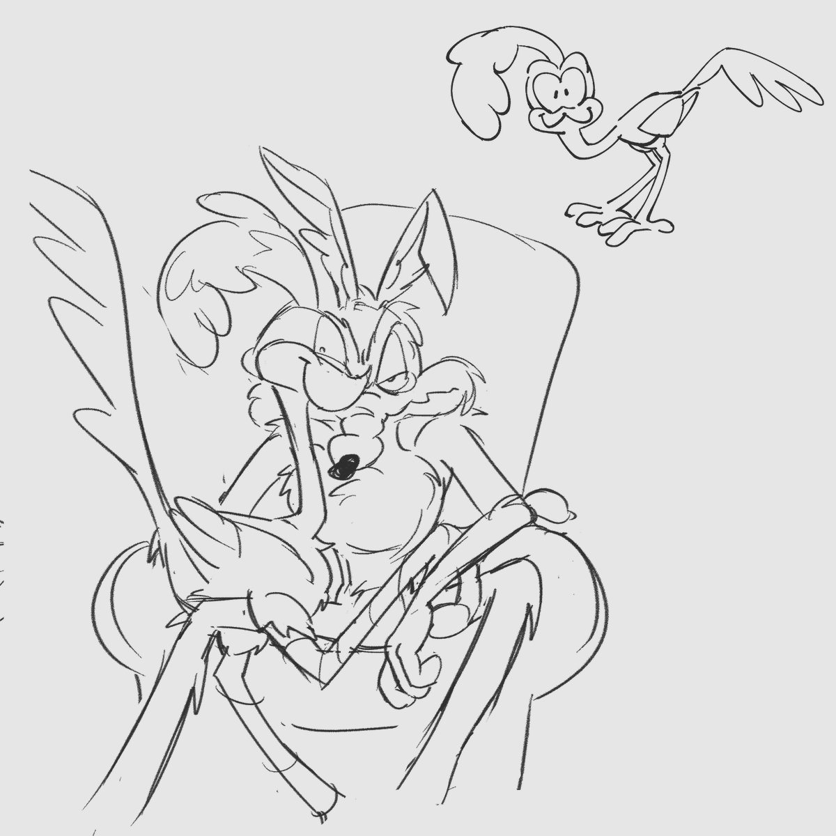 sunnarts_'s tweet photo. no poll for the acrylic standee, so im showing u the sketch for it #wilerunner https://t.co/miAaD7DW2c