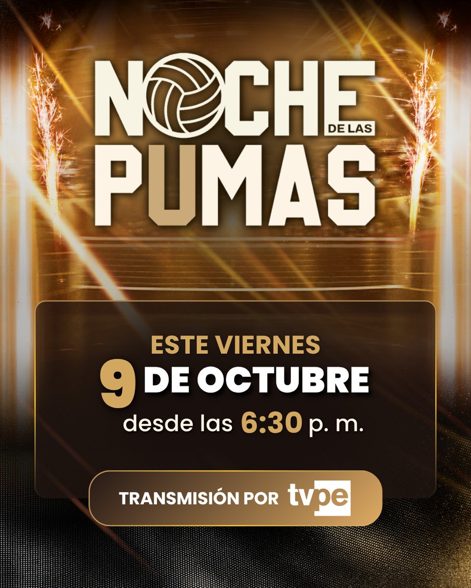 tvperupe's tweet photo. 🏐💜 ¡LA NOCHE DE LAS PUMAS! 🐾🔥

Las guerreras cremas están listas para dejarlo todo en la cancha y defender los colores de Universitario de Deportes. 💪🏐

🎥 Sigue EN VIVO su presentación oficial por TVPerú. https://t.co/4lKXp6uSTN