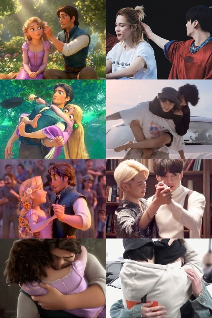 moonlitjmjk's tweet photo. Rapunzel &amp; Flynn 🤝 Jikook https://t.co/AsZaL3SYRB