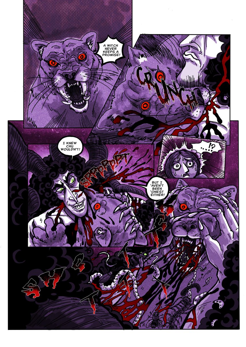 sheepshekets's tweet photo. Pages 42 &amp; 43.
Rest in peace, Jacques. We knew you well. 🥺😢
https://t.co/Rg1OvYDSS3
#oc #webcomic #comic #indiecomic #comicpage #comicbookartist #comicupdate https://t.co/cGUrZK1uDd