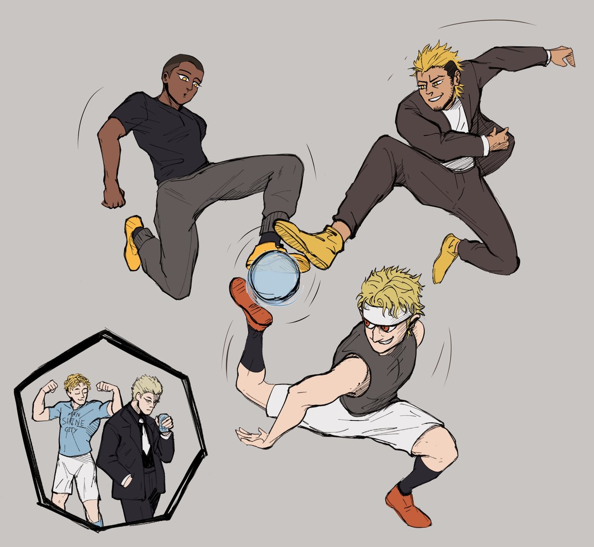 birdshenanigans's tweet photo. #bllktober2026 day 7 the masters 

can you tell whose my fav- https://t.co/Y3b00bFJXF