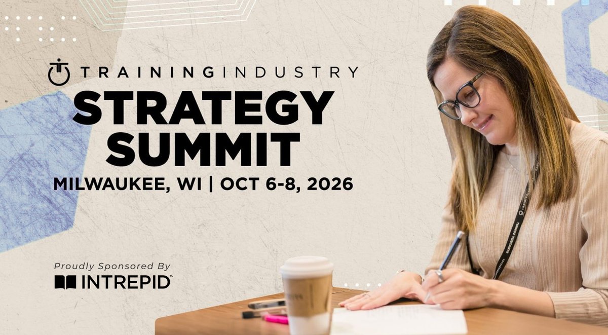 IntrepidLS's tweet photo. We’re proud to be a Silver Sponsor of the @TrainingIndustr Strategy Summit happening this week!

If you’re at the Summit, come find us at Booth #5 to see how Intrepid turns learning strategy into applied capability. We'd love to connect! https://t.co/xES0wk57NU