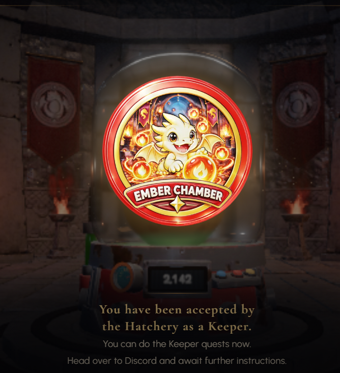 Haydar_web3's tweet photo. new badge secured 

what an absolute banger update on @Pocket_Dragons_ website 🔥

have you checked the new update? https://t.co/VptIeUt7Bc