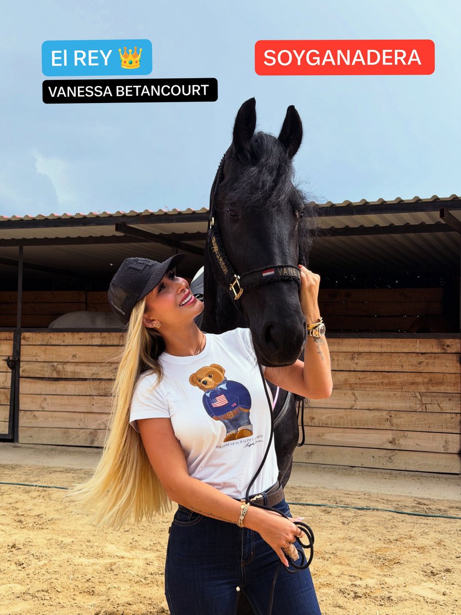 soyganadera's tweet photo. REY DE LA PANDORA 👑 El Nuevo Caballo de Raza FRISON De 
VANESSA BETANCOURT 
CRIADERO LA PANDORA 
ANTIOQUIA 

Bienvenido REY 👑 DE LA PANDORA 
Harás historia en Colombia 

#soyganadera 
#medellin
#agropecuario https://t.co/yF80fJdDBo