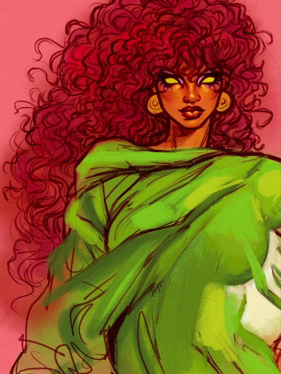 unwisethighs's tweet photo. I keep forgetting to post my starfire wip my bad my bad. Having two childcare jobs is kicking my asssssss https://t.co/CDU9ieQr3B