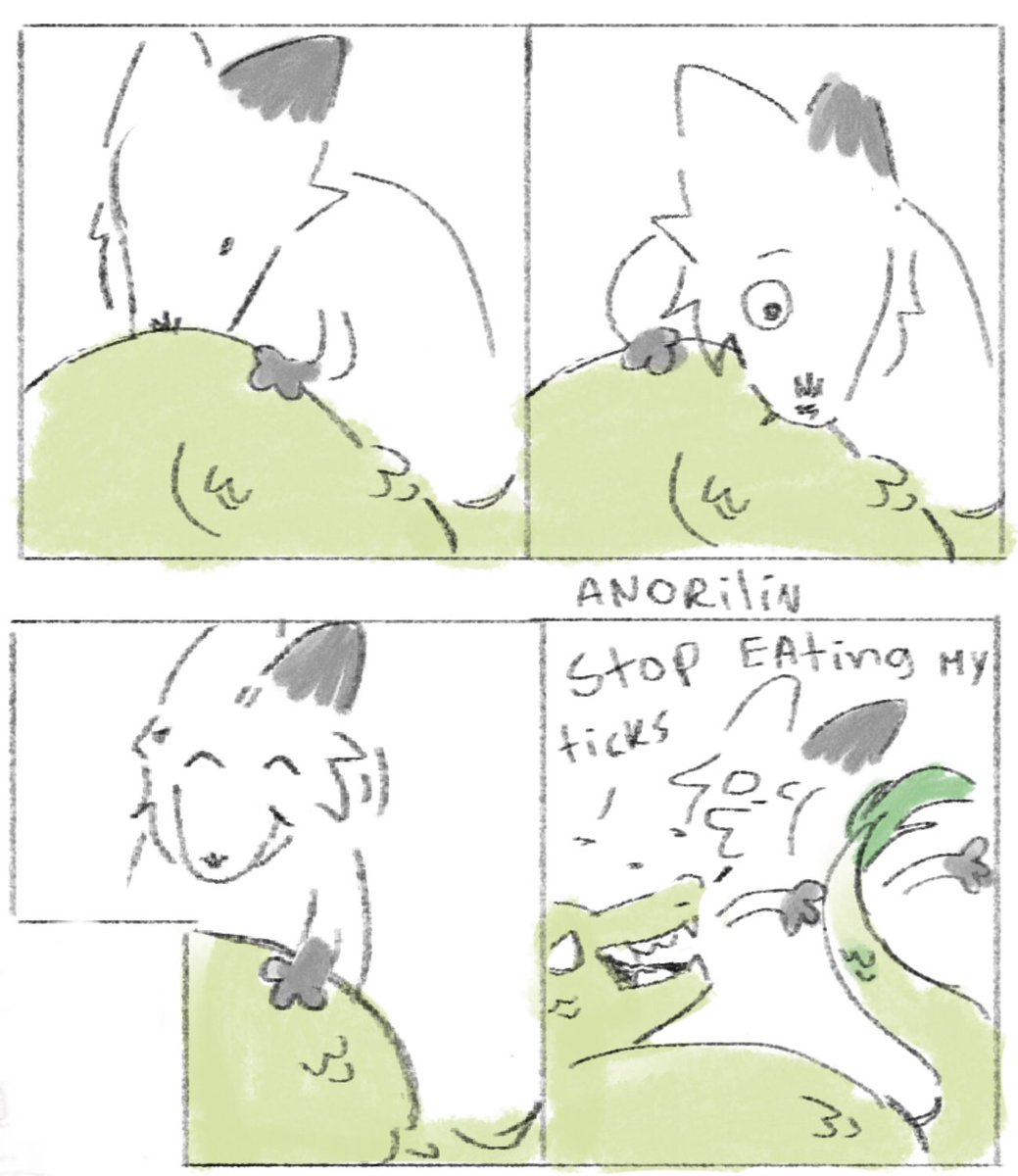 anorilin's tweet photo. Today i learned foxes groom one another w little bites, they eat the fleas and ticks they find on each other’s fur too https://t.co/I3RA6CGPtL