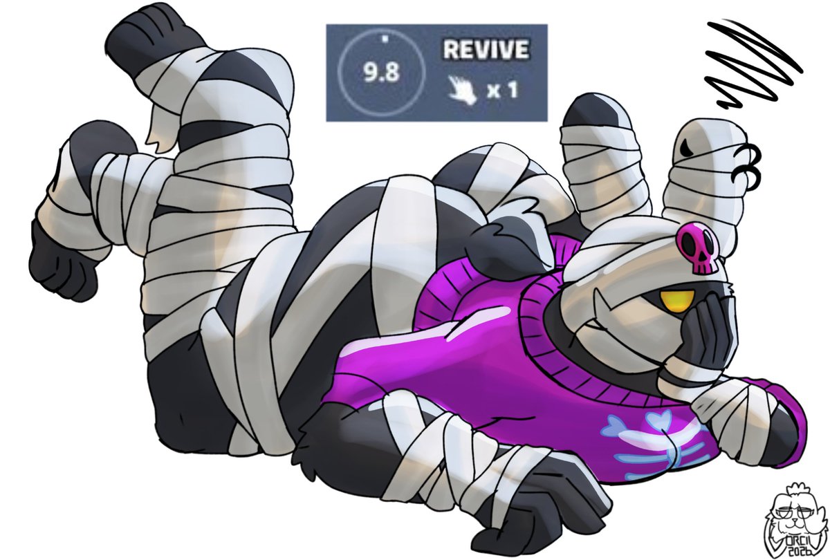 OrciiUsakei's tweet photo. Revive me already, idiot!

I wanted to make her chubbier, but i guess this pose didn't help much with it

#Fortnite #BunnyBone #FortniteFanart 

💙+🔄=Happy Bnnuy https://t.co/2n4n13j5w0