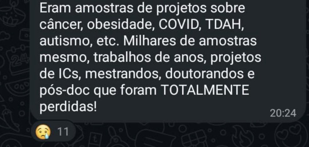 peraltasswift's tweet photo. eu espero MUUUITO que tenha sido um incêndio acidental pq o prédio que pegou fogo foi um prédio de pesquisa!!! SE ALGUÉM QUEIMOU ISSO MERECE IR DIRETO PRO INFERNO https://t.co/qWcssm4dry