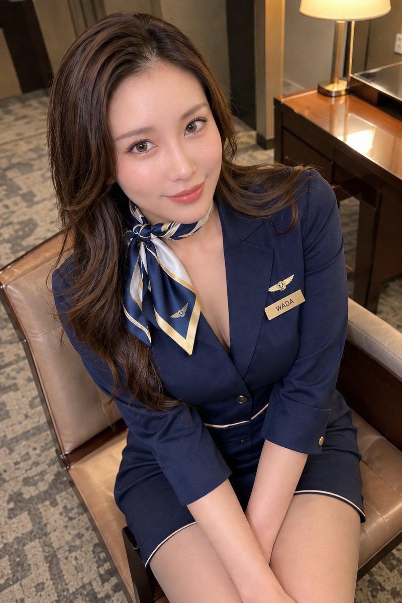 BEllezoglu's tweet photo. エアフライトアジア・CA
和田ひなた(26)
 #スカーフ #スカーフ女子 #AI美女 https://t.co/6kOQPZfU1r