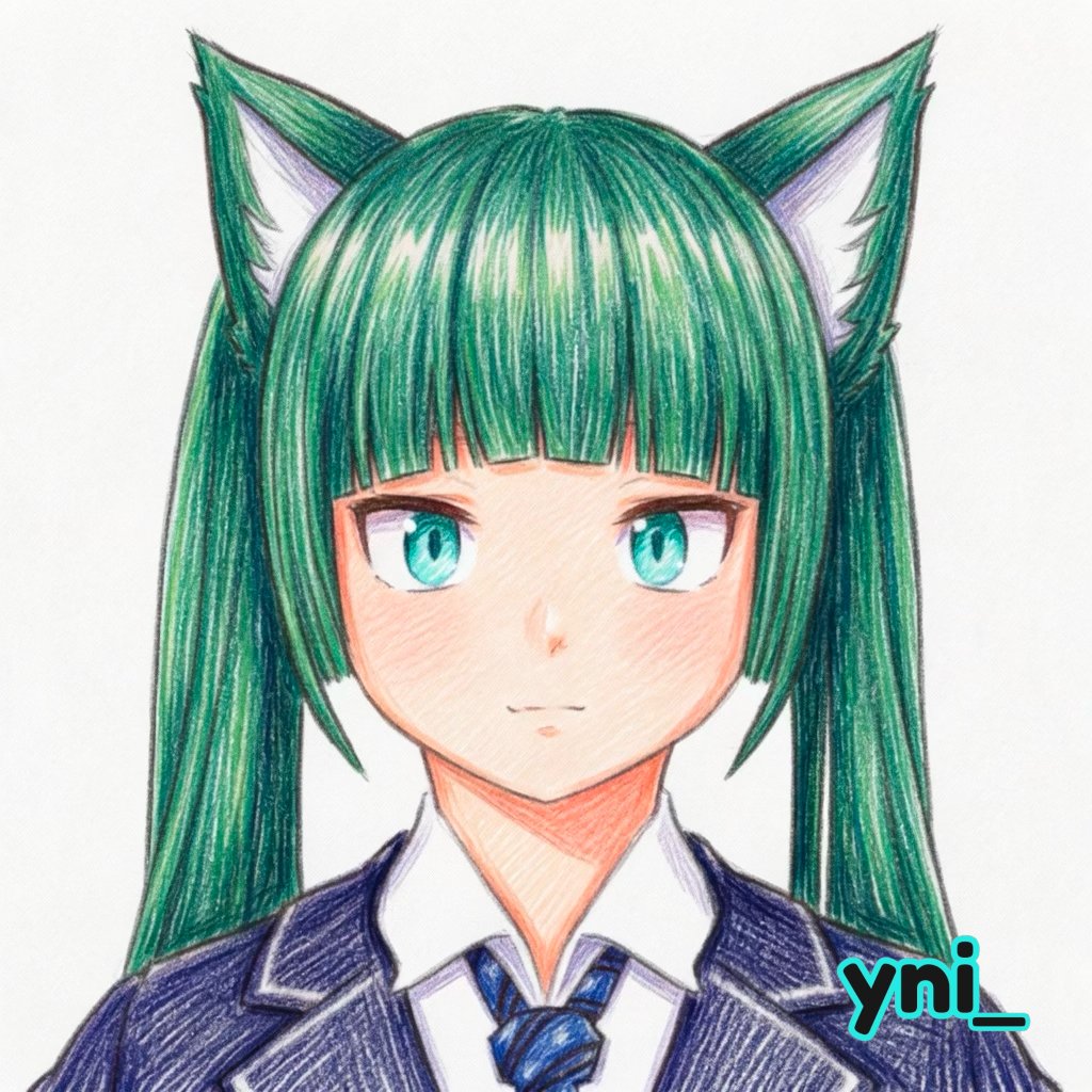 yumetsunoisekai's tweet photo. Muy buenas, como he dicho antes, también he creado la app Image Playground de Apple [MacOS 27 y sin el modelo ChatGPT] que hiciera "dibujo a mano artificial" de Tsuyume. 😺✌️
Aun queda las rayas en la cara pero he aceptado.
#yumetsunoisekai #aiart #AIイラスト #oc https://t.co/TSssx1oZqH